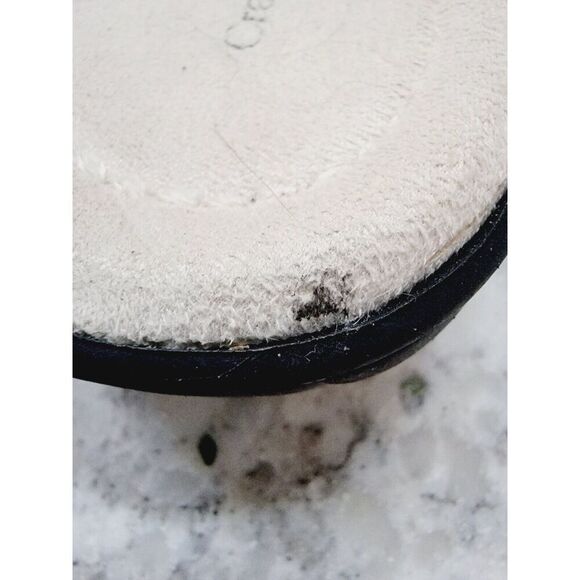 Croft & Barrow Size 7 Dwelling BLACK Strappy SLIDE SANDALS Leather *Defect* - Picture 6 of 9